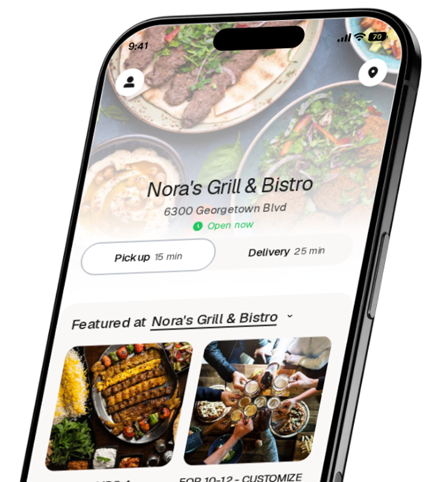 Nora's Grill & Bistro app preview
