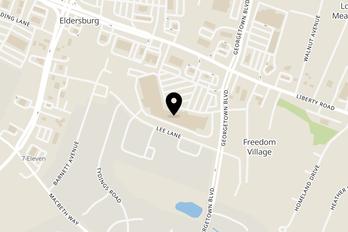 Map showing the location of Nora's Grill & Bistro on 6300 Georgetown Blvd in Sykesville